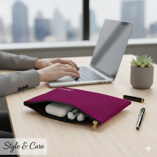 Personalized Name Small Wine Lover Accessory Pouch アクセサリーポーチ