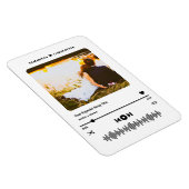 Personalized Name Special Song Music Player Photo マグネット (右側)