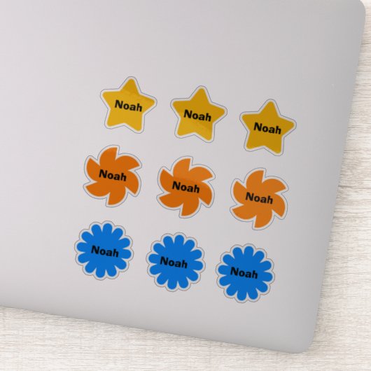 Personalized Name Stickers for Kids シール (詳細)