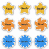 Personalized Name Stickers for Kids シール (正面)