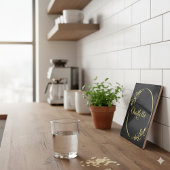 Personalized Name Stylish Frame Decorative タイル