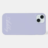 Personalized Name Stylish Modern Elegant Minimal iPhoneケース (裏面横)