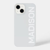 PERSONALIZED NAME STYLISH MODERN MINIMAL MONOGRAM  iPhoneケース (裏面)