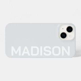 PERSONALIZED NAME STYLISH MODERN MINIMAL MONOGRAM  iPhone 14ケース