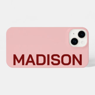 PERSONALIZED NAME STYLISH MODERN MINIMAL MONOGRAM  iPhone 14ケース