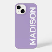 PERSONALIZED NAME STYLISH MODERN MINIMAL MONOGRAM  iPhoneケース (裏面)