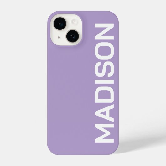 PERSONALIZED NAME STYLISH MODERN MINIMAL MONOGRAM  iPhoneケース (裏面)