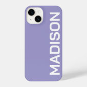 PERSONALIZED NAME STYLISH MODERN MINIMAL MONOGRAM  iPhoneケース (裏面)