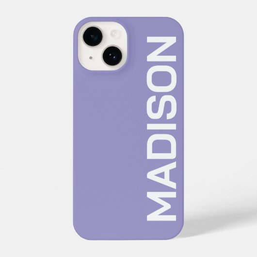PERSONALIZED NAME STYLISH MODERN MINIMAL MONOGRAM  iPhoneケース (裏面)