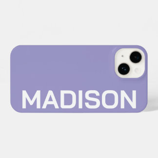 PERSONALIZED NAME STYLISH MODERN MINIMAL MONOGRAM  iPhone 14ケース