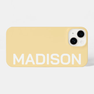 PERSONALIZED NAME STYLISH MODERN MINIMAL MONOGRAM  iPhone 14ケース