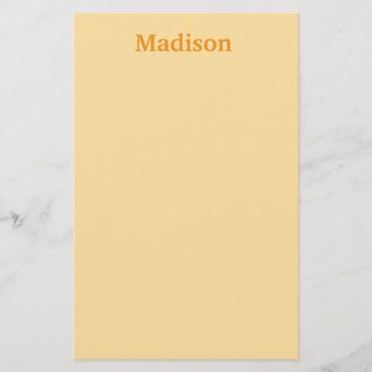 PERSONALIZED NAME STYLISH MODERN OFFICE SCHOOL  便箋 (正面)