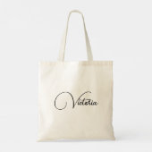 Personalized Name Tote Bag トートバッグ (裏面)