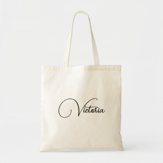 Personalized Name Tote Bag トートバッグ (正面)