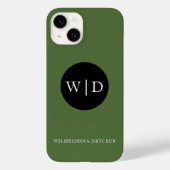 Personalized Name with Monogram Case-Mate iPhoneケース (裏面)