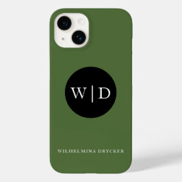 Personalized Name with Monogram Case-Mate iPhone 14ケース