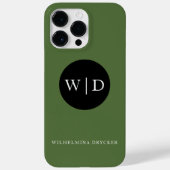 Personalized Name with Monogram Case-Mate iPhoneケース (裏面)