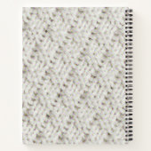 Personalized Name Yarn Pattern Knitting Journal ノートブック (裏面)