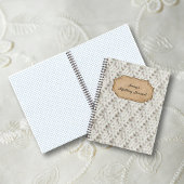 Personalized Name Yarn Pattern Knitting Journal ノートブック