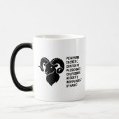 Personalized Name ,zodiac sign, traits mug モーフィングマグカップ (左)