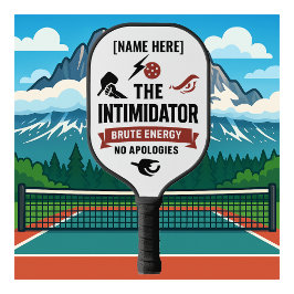 Personalized NamePickleball Paddle The Intimidator ピックルボールラケット
