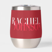 Personalized Names Red Monochrome (正面)