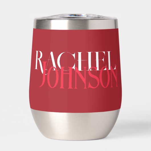 Personalized Names Red Monochrome (正面)