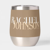 Personalized Names Stylish beige  (背面)