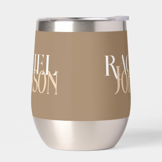 Personalized Names Stylish beige  (左面)