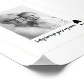 Personalized Nana Photo Ace of Spades Custom ポスター (角)