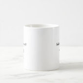 Personalized Nanny Mug Best Chapter Yet コーヒーマグカップ (中央)