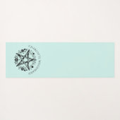 Personalized Nature Floral  ヨガマット (裏面(横))