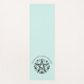 Personalized Nature Floral  ヨガマット (正面)