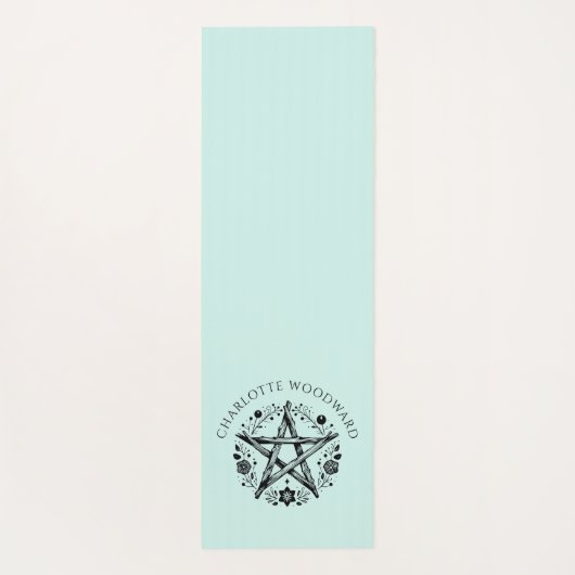 Personalized Nature Floral  ヨガマット (裏面)