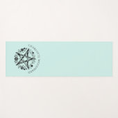 Personalized Nature Floral  ヨガマット (正面(横))