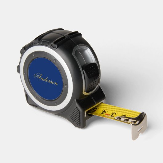 Personalized Navy Tape Measure with Custom Name Pr メジャー (傾斜)