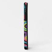 Personalized Neon Abstract Pattern — Retro Design Case-Mate iPhoneケース (裏面/左)