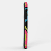 Personalized Neon Abstract Pattern — Retro Design Case-Mate iPhoneケース (裏面/右)