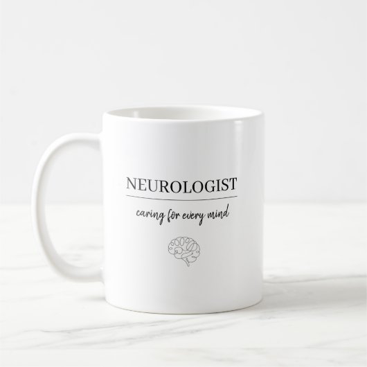 Personalized Neurologist Caring for Every Mind  コーヒーマグカップ (左)