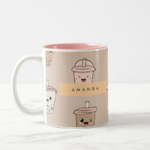 Personalized Neutral Cute Milky Bubble Tea