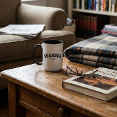 Personalized New Grandpa Est Date Father's Day マグカップ