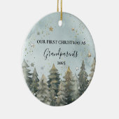 Personalized New Grandparents Ornament セラミックオーナメント (右)