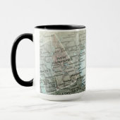 Personalized New Hampshire Map | Coastal NH Mug マグカップ (左)