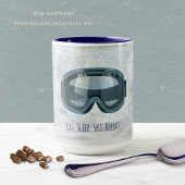 Personalized New Hampshire Ski | Eat Sleep Ski マグカップ