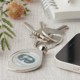 Personalized New Hampshire Ski Metal Keychain キーホルダー