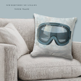 Personalized New Hampshire | Ski Winter Decor  クッション