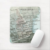 Personalized New Hampshire State Map  マウスパッド (マウス)