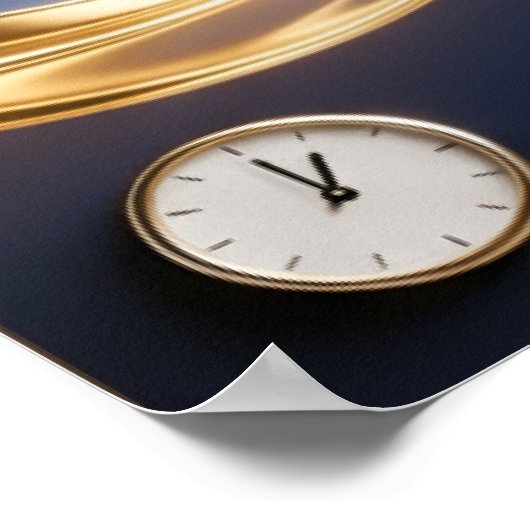 Personalized New Year 2026 Wall Art Poster ポスター (角)