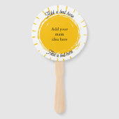 Personalized New Year Book Lover Gift ハンドファン (裏面)