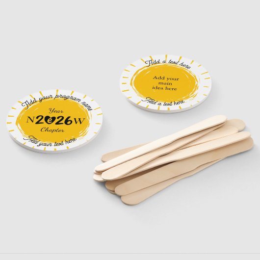 Personalized New Year Book Lover Gift ハンドファン (組立なし)